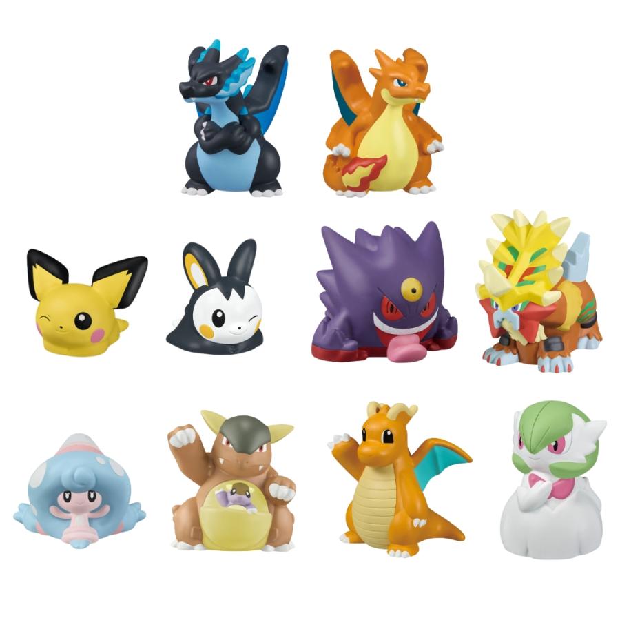 10種アソートセット〕バンダイ ポケモンキッズ メガリザードンX&メガ