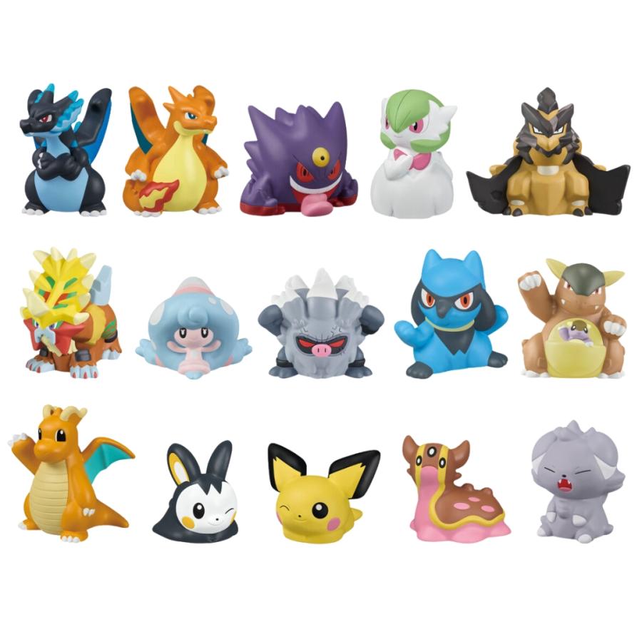 全15種セット〕バンダイ ポケモンキッズ メガリザードンX&メガ