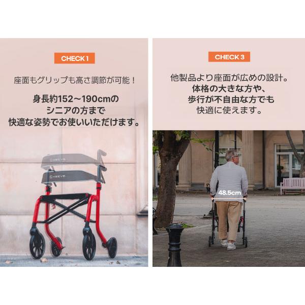 KEEVE KV-R002 歩行器 折りたたみ可能 ゴールド(限定オリジナルカラー