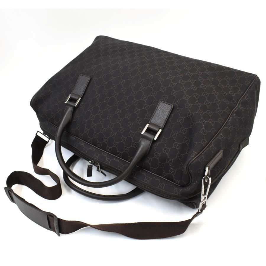 GUCCI（グッチ） 新品同様 2wayボストンバッグ 196356 GGキャンバス