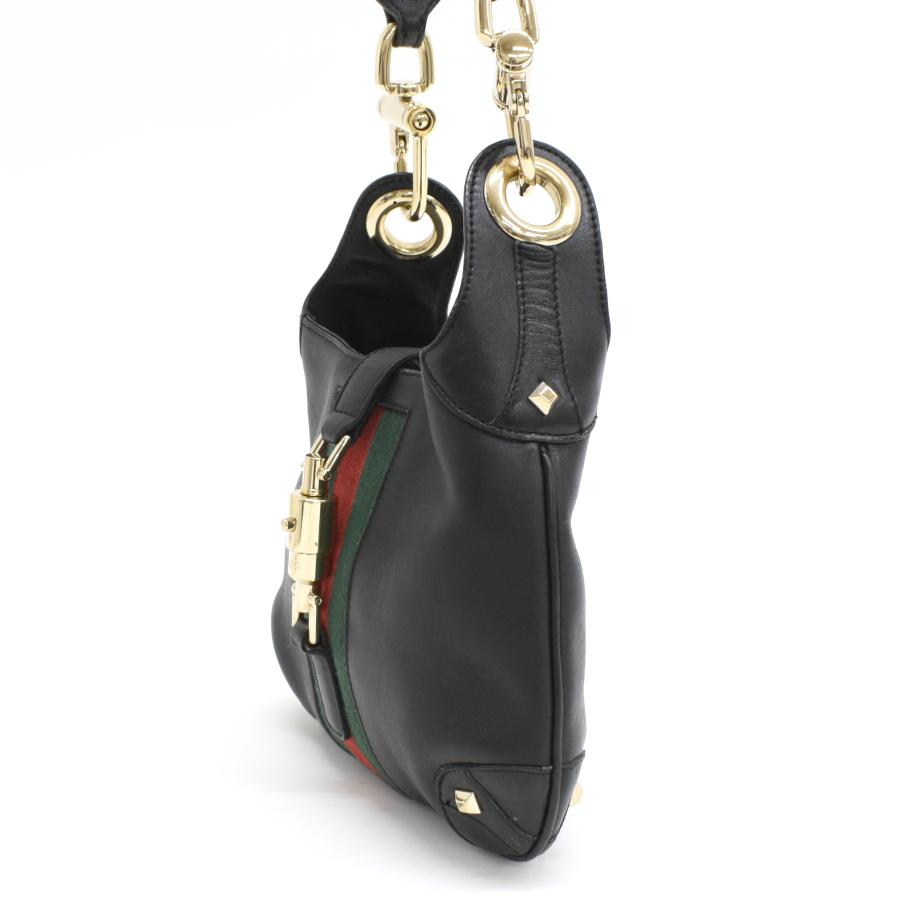 ウェビング グッチ ジャッキー ハンドバッグ 120885 シェリーライン