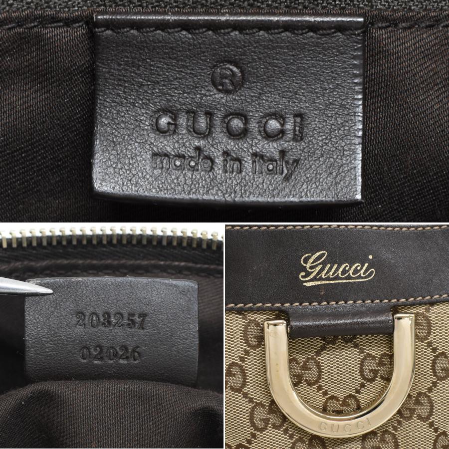 GGキャンバス グッチ アビー クロスボディ ショルダーバッグ 203257