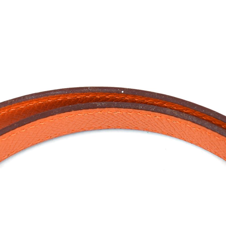 HERMES（エルメス） 1点限定 ショルダーストラップ レザー オレンジ系