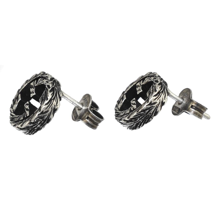 GUCCI（グッチ） 新品同様 インターロッキング スタッズ ピアス 457109