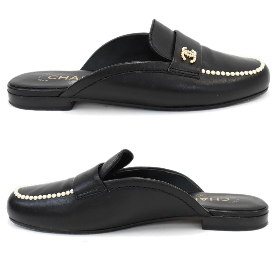 CHANEL（シャネル） ミュール サンダル G35798 ココマーク レザー