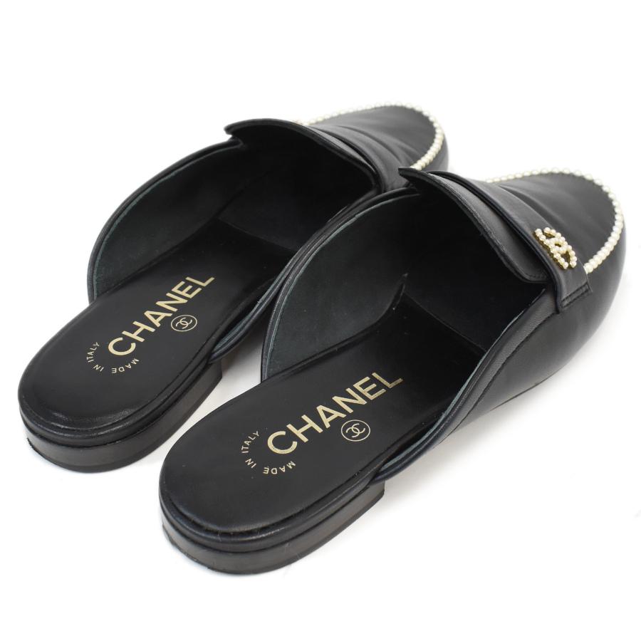 CHANEL（シャネル） ミュール サンダル G35798 ココマーク レザー