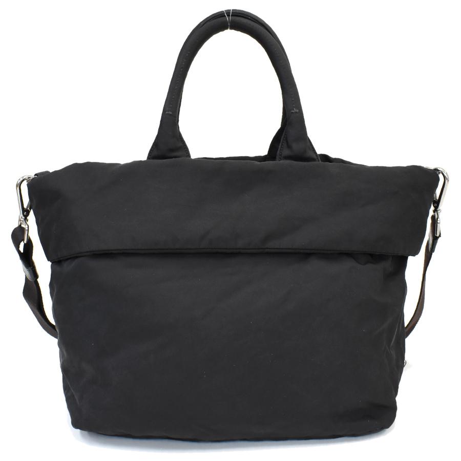 PRADA（プラダ） リバーシブル 2way トートバッグ ナイロン ブラック