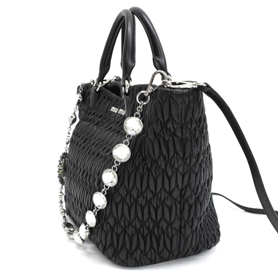 miu miu（ミュウミュウ） 新品同様 2way ハンドバッグ ショルダー