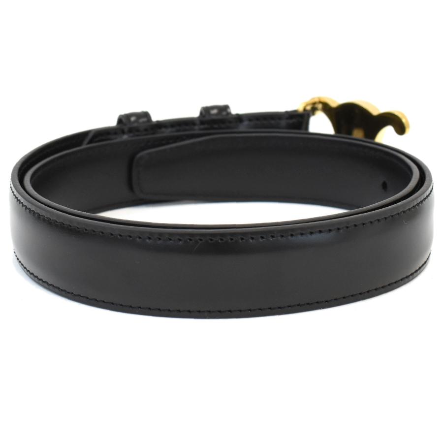 CELINE（セリーヌ） 未使用品 トリオンフ バックル ベルト レザー