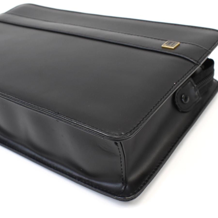 dunhill（ダンヒル） セカンドバッグ クラッチバッグ レザー ブラック