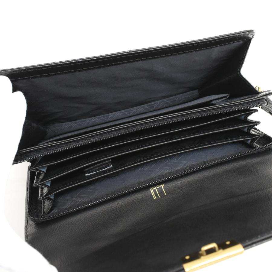 dunhill（ダンヒル） セカンドバッグ クラッチバッグ レザー ブラック