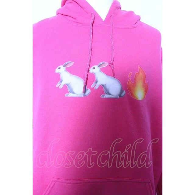 FR2 パーカー.梅 プリント /濃ピンク/M O-22-10-13-076-ET-to-YM-ZT225