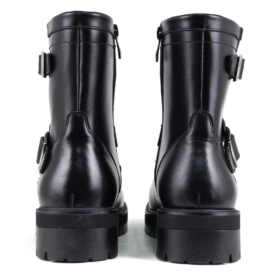 BOREDOM（ボアダム） ブーツ メンズ 黒 エンジニア サイドジップ