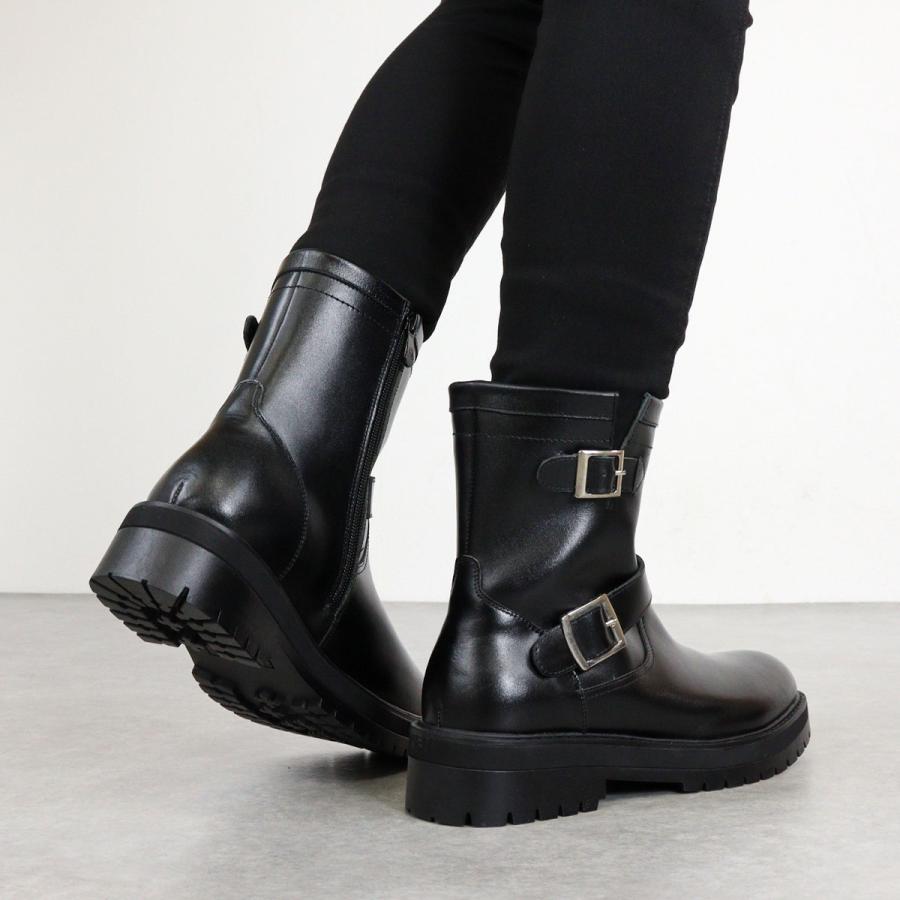 BOREDOM（ボアダム） ブーツ メンズ 黒 エンジニア サイドジップ