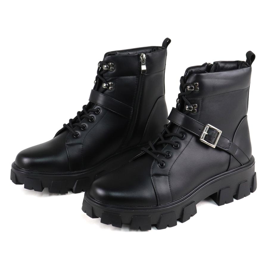 LOVEHUNTER（ラブハンター） ブーツ メンズ レースアップ 厚底 5cm