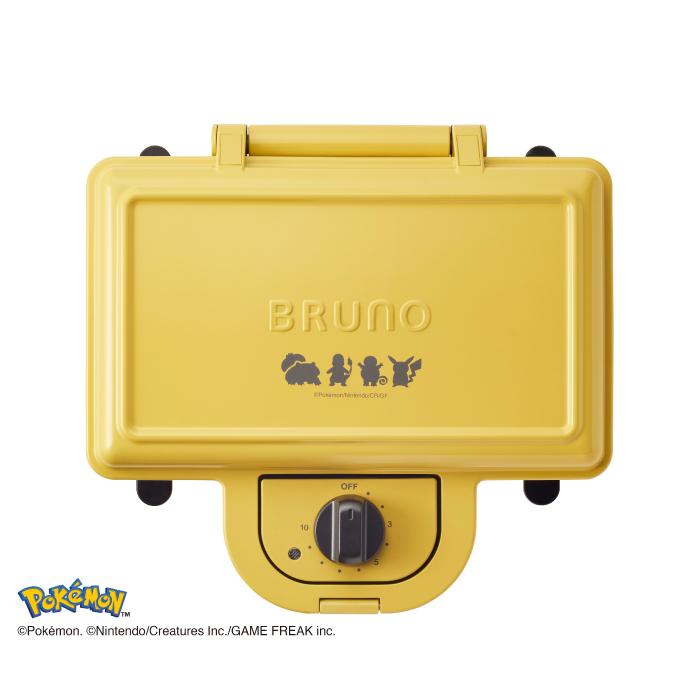 BRUNO（ブルーノ） ポケモン ホットサンドメーカー ダブル ピカチュウ