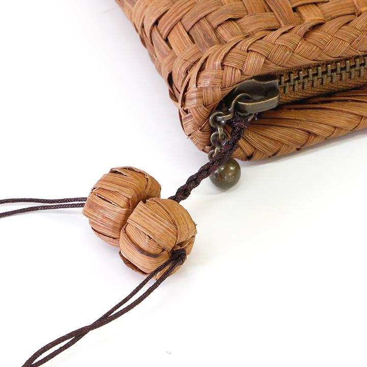 7日間返品送料無料☆1年間無償修理対応】山葡萄 長財布 網代編み