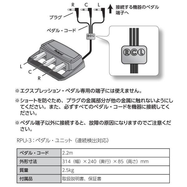 ローランド（Roland） ペダル ユニット RPU-3 : 音響機材と楽器の