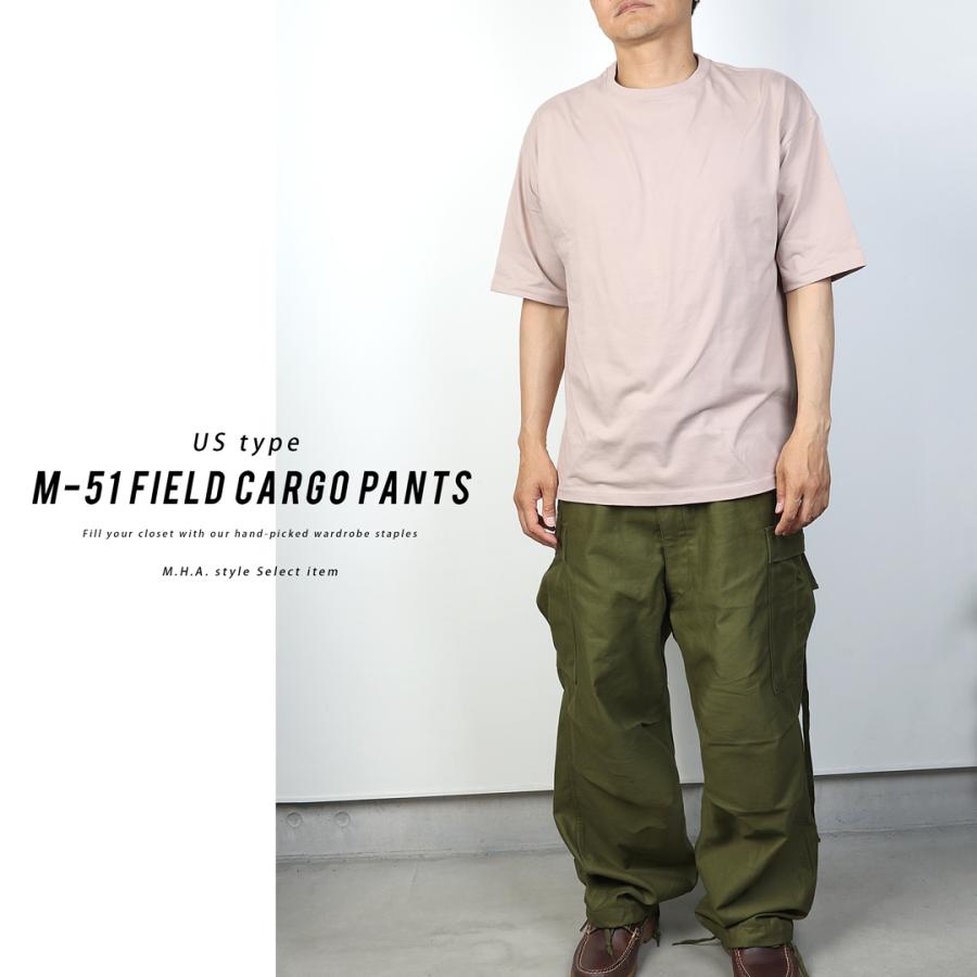 カーゴパンツ M51 メンズ ゆったり オリーブ 新品 レプリカ 復刻版