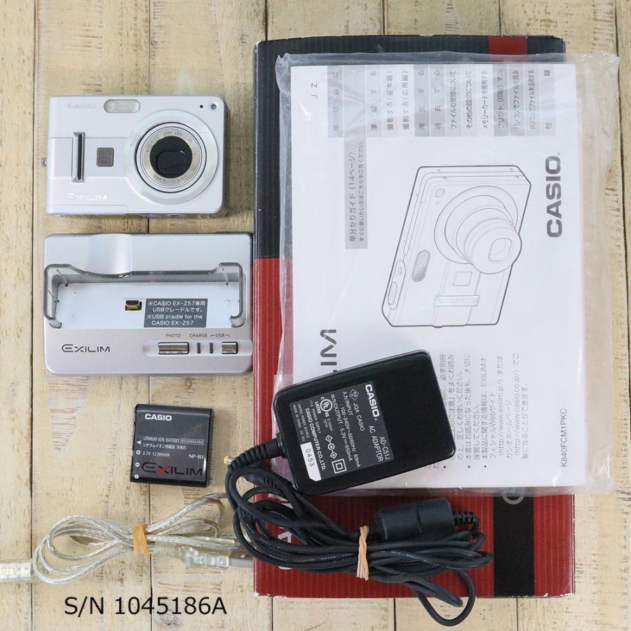 中古】[作動確認済 返品保証] CASIO EXILIM EX-Z57 S/N 1045186A