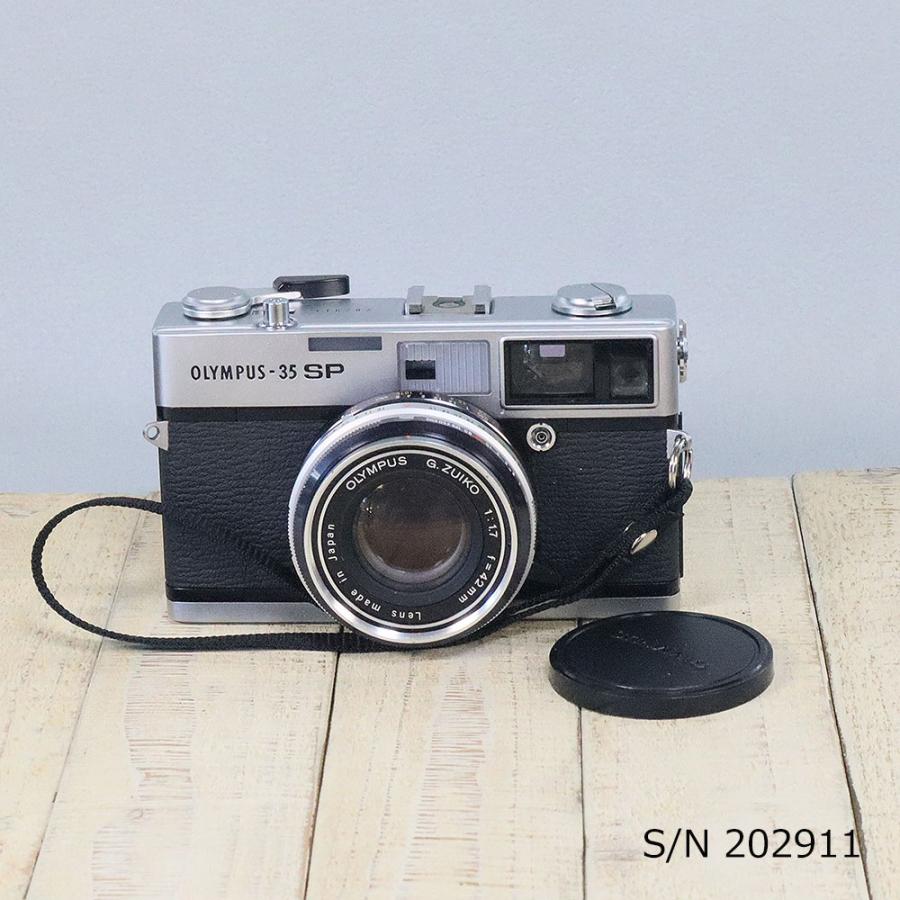 中古】【保証付 】 オリンパス OLYMPUS 35 SP S/N 202911（ケース