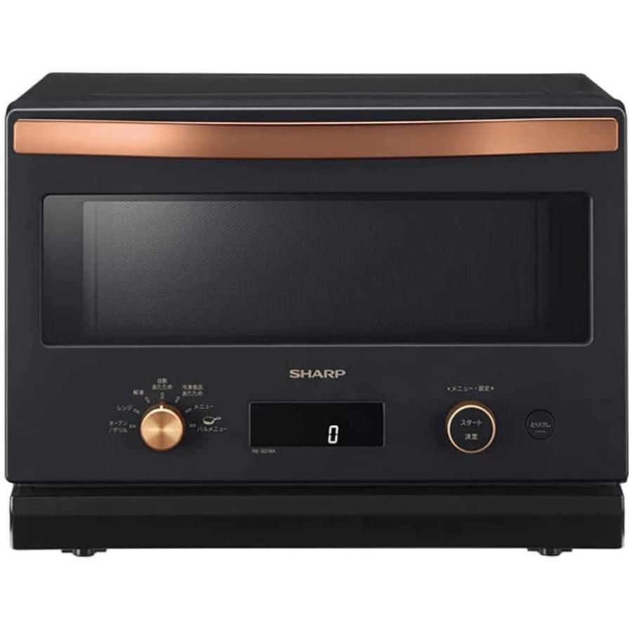 SHARP（シャープ） オーブンレンジ 18L 1段調理 RE-SD18A-B ブラック