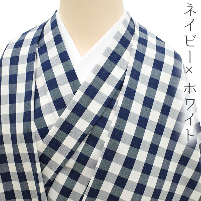 紬 反物 着物 着尺 選べる 5色 ブロックチェック カジュアル 正絹 浪漫