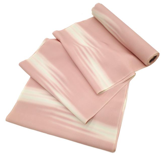 長襦袢 襦袢 反物 未使用 正絹 本場奄美大島泥染 ピンクベージュ 霞