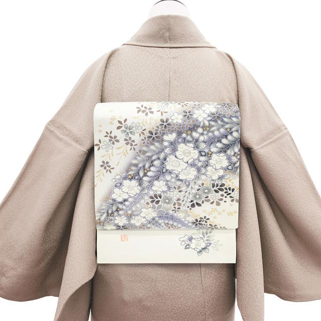 袋帯 未使用 フォーマル 正絹 桐屋 翠山工房 落款 十日町 辻が花 絞り