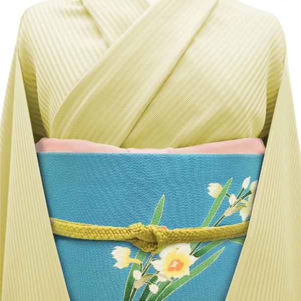 30％OFFで￥43780→30646 名古屋帯 九寸 十日町友禅 秀美 縮緬 手染め