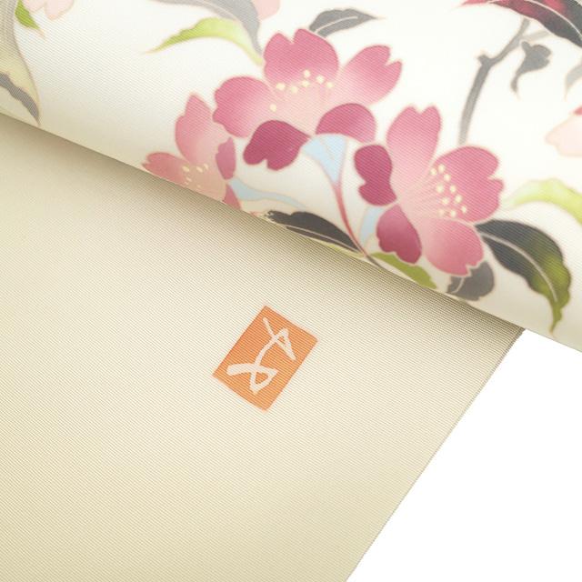 名古屋帯 未使用 正絹 九寸 塩瀬 作家物 才勝精秀 落款有り 京友禅 手