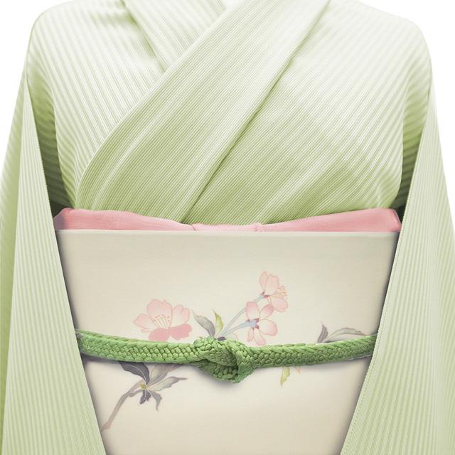 名古屋帯 未使用 正絹 九寸 塩瀬 作家物 才勝精秀 落款有り 京友禅 手