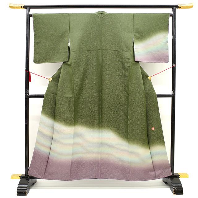 2/20まで＼半額／で￥137500→68750 二代目 久保田一竹 訪問着 袷 着物