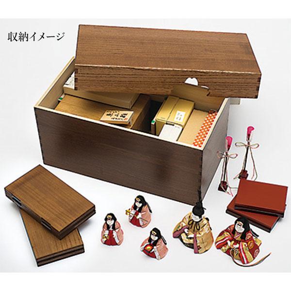 雛人形 ひな人形 木目込み人形 真多呂人形 収納式 コンパクト 伝統工芸