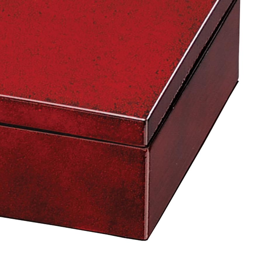 みよし漆器本舗 紀州塗り 4.5寸 一段 重箱 ななこ 運動会 大型 弁当箱