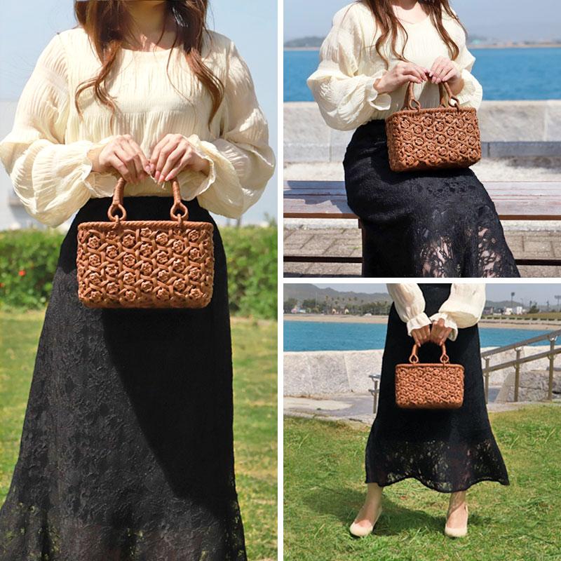 50％OFF 山葡萄 かごバッグ 1年保証付き 内布付き 山ぶどう やまぶどう