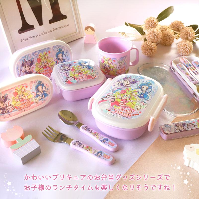 みよし漆器本舗 キミとアイドルプリキュア♪ トリオセット 箸 スプーン