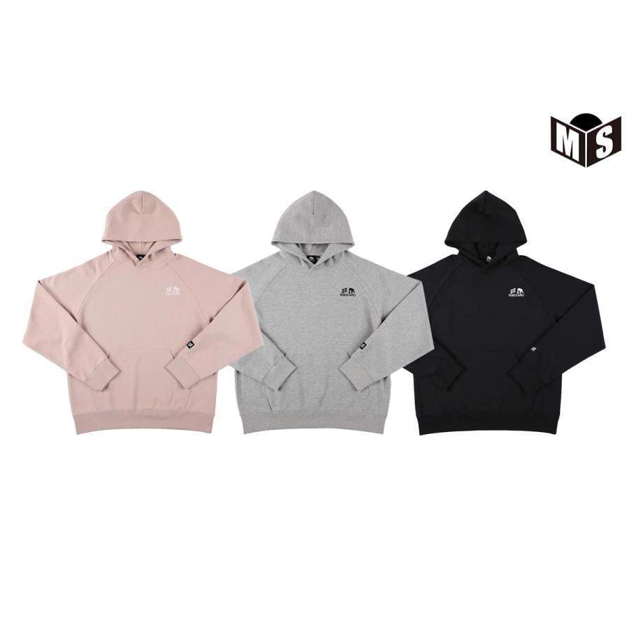 EGOZARU（エゴザル） ダブルフェイス スウェット プルオーバーパーカ