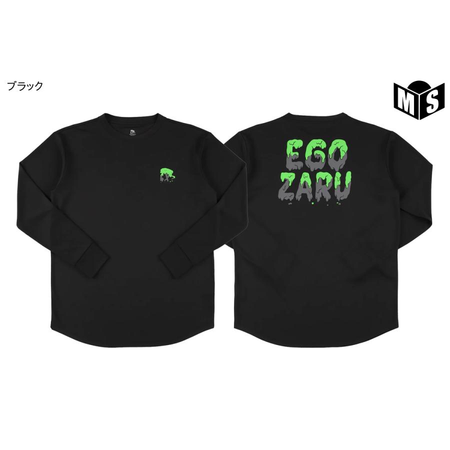 EGOZARU（エゴザル） クリーピーロゴ ロングスリーブTシャツ