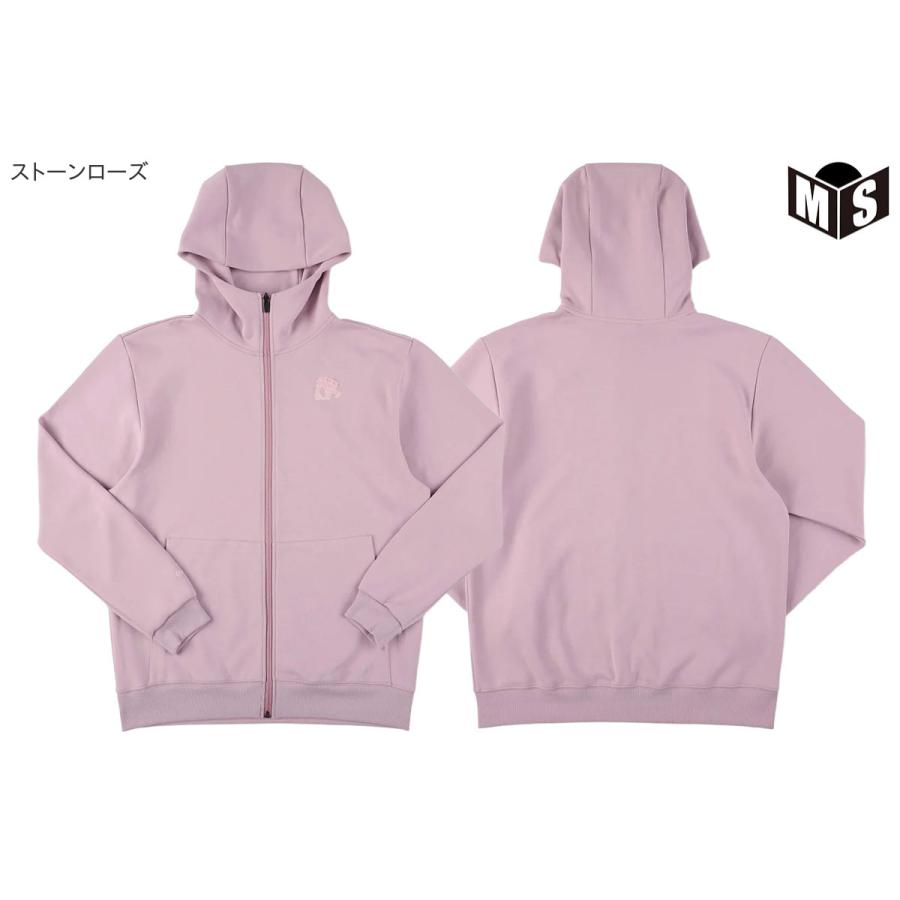 EGOZARU（エゴザル） ダブルフェイス スウェットシェニールパッチZIP