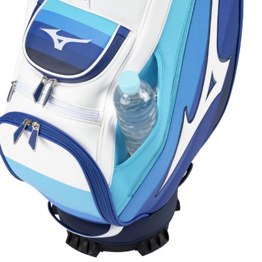 限定＊TOURAD キャディバッグ ホワイト/ブルー＊フード有り 限定