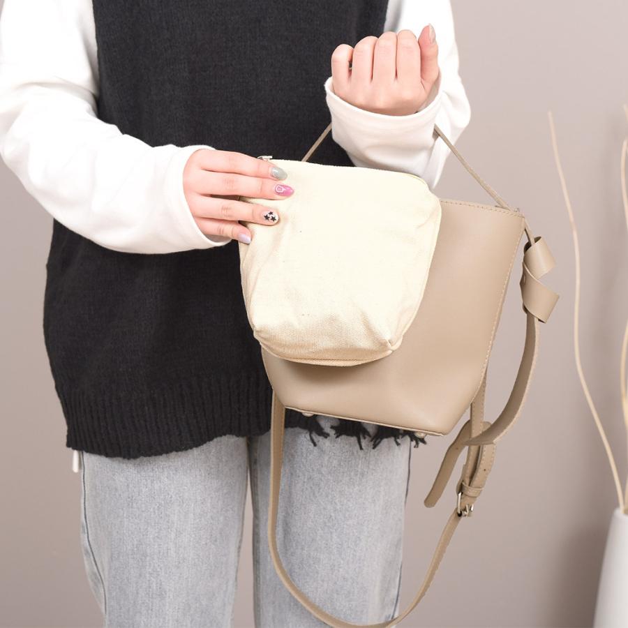 ショルダーバッグ ハンド レディース ポーチ 紐付き3点セット 通勤