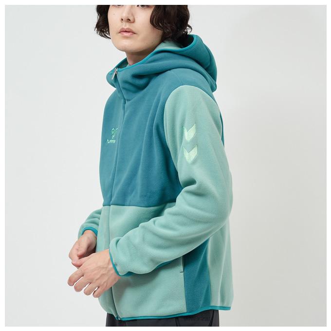 hummel（ヒュンメル） 【グリーン/Mのみ】マイクロフリースジャケット