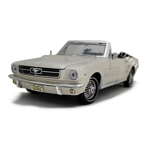 モーターマックス 1964 1/2 Ford Mustang CONVERTIBLE wht 1/18 MOTOR