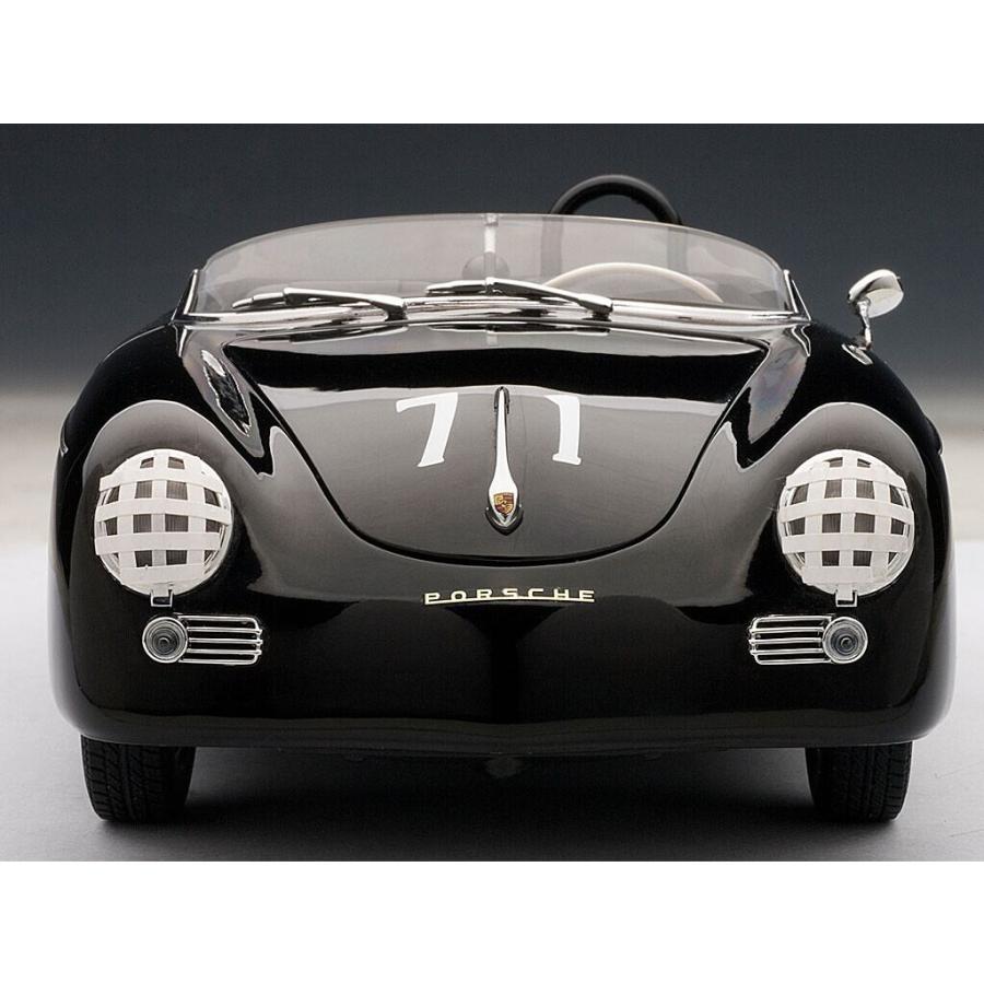オートアート Porsche 356 Speedster #71 Steve McQueen Black 1/18