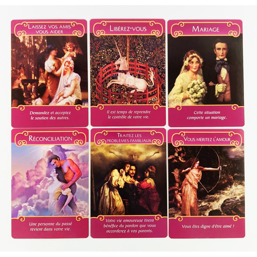 ロマンスエンジェル オラクル [正規品] 金縁 ドリーン バーチュー 占い