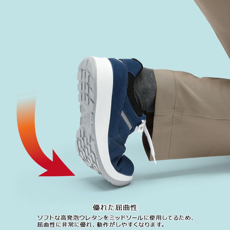 ミドリ安全 安全靴 G4695 静電 (バンドタイプ) ホワイト 23.5〜28.0cm