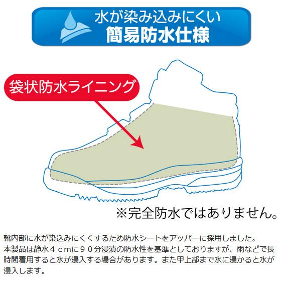 ミドリ安全 簡易防水仕様 寒冷地用 先芯入りスニーカー MPSW-155(旧MPS