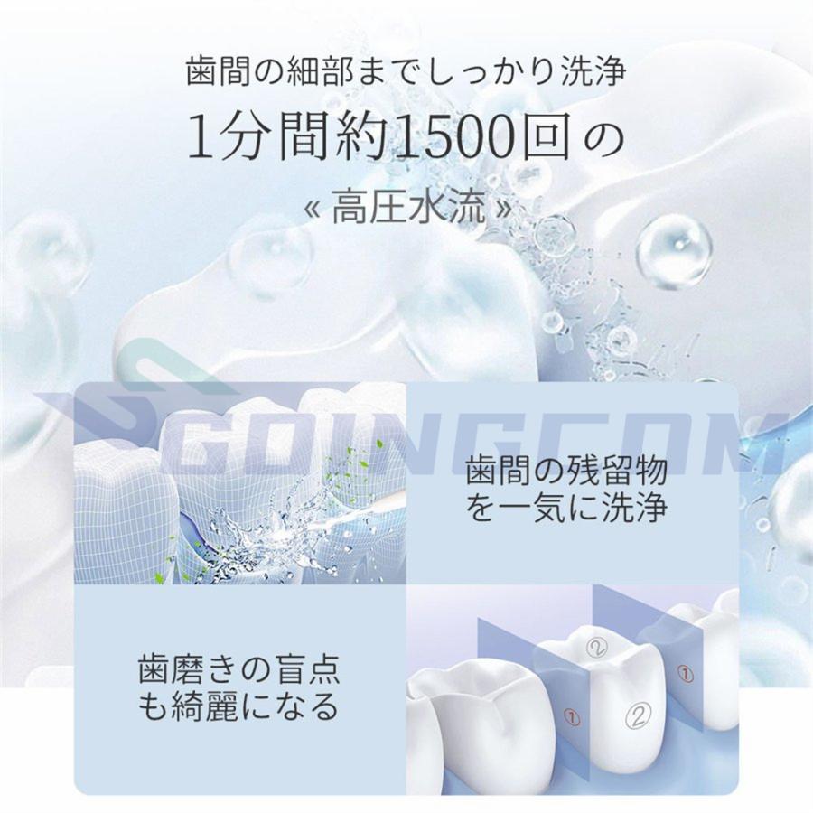 口腔洗浄器 ジェットウォッシャー 歯垢除去 日本製 電動 口内洗浄機