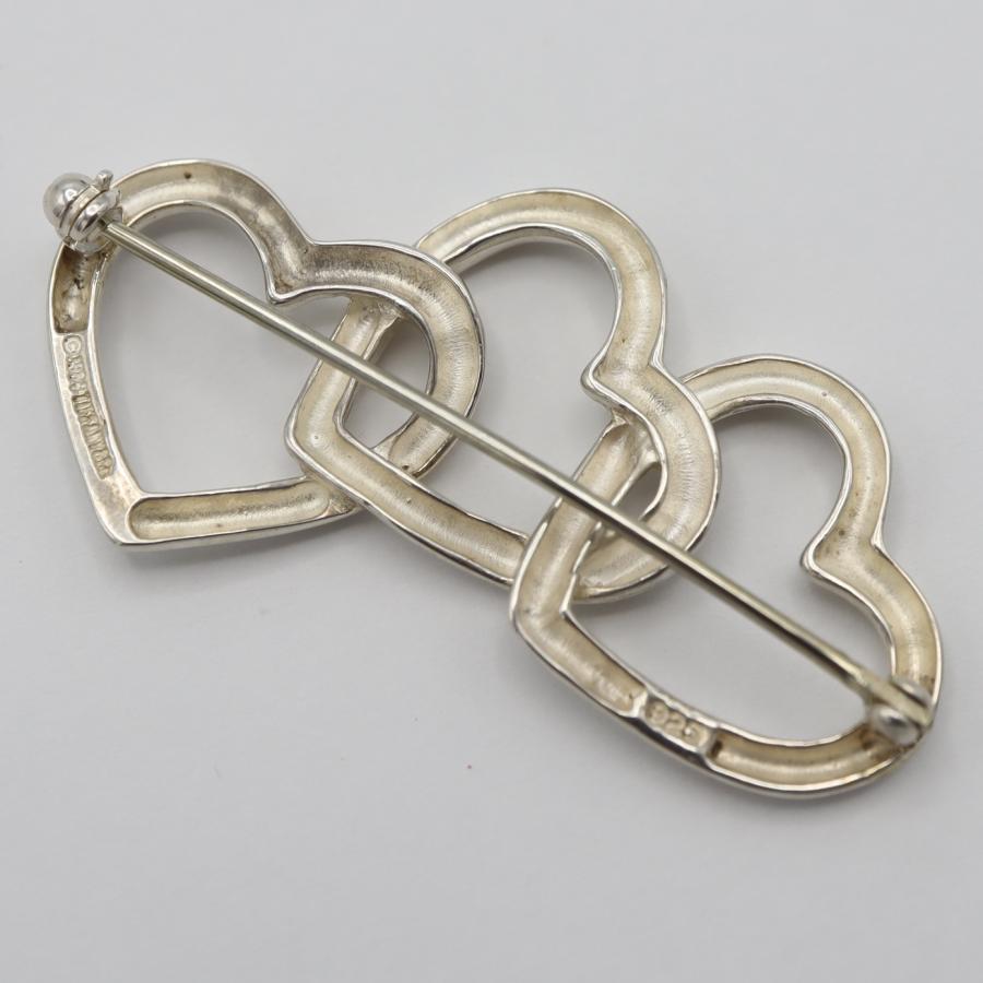 質屋 TIFFANY&Co. ティファニー ブローチ トリプルハート シルバー 925